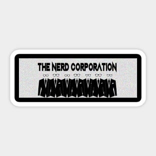 Nerd Corp Suits Sticker